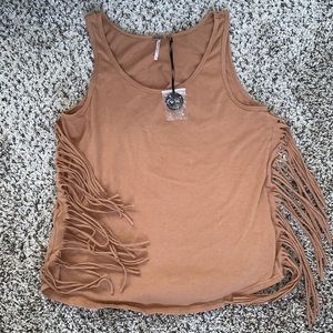 Light Brown sleevless shirt